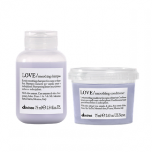 Kit de Viaje LOVE SMOOTHING: Shampoo + Acondicionador